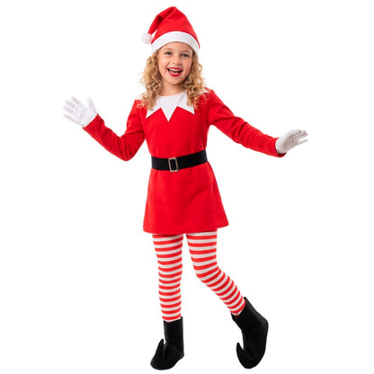 Girls Fun Christmas Elf Costume