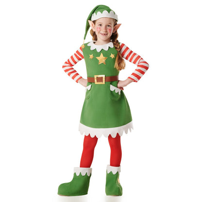 Girls Star Elf Costume