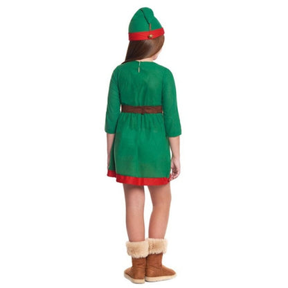 Girls Christmas Elf Costume