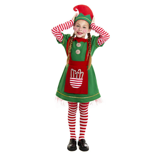 Girls Polar Elf Costume