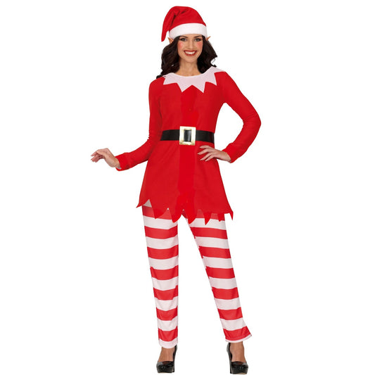 Womens Naughty Christmas Elf Costume