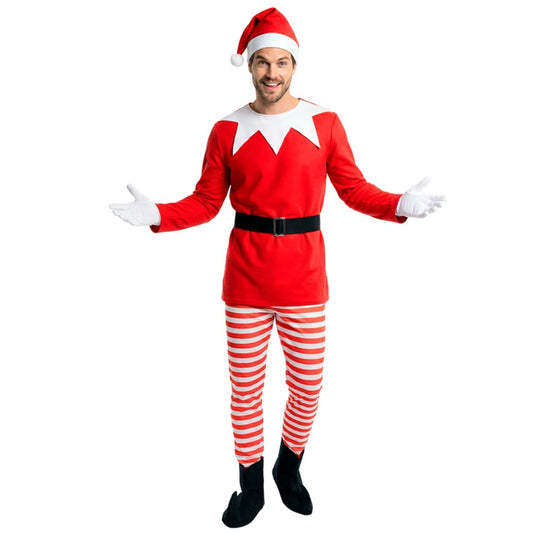 Mens Fun Christmas Elf Costume