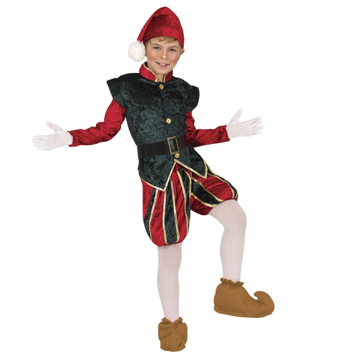 Kids Elf Page Costume