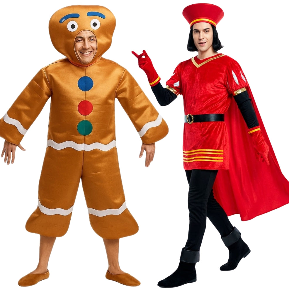 ord Farquaad and Gingerbread Man Couples Costume