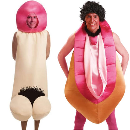 Penis and Pussy Couples Costume