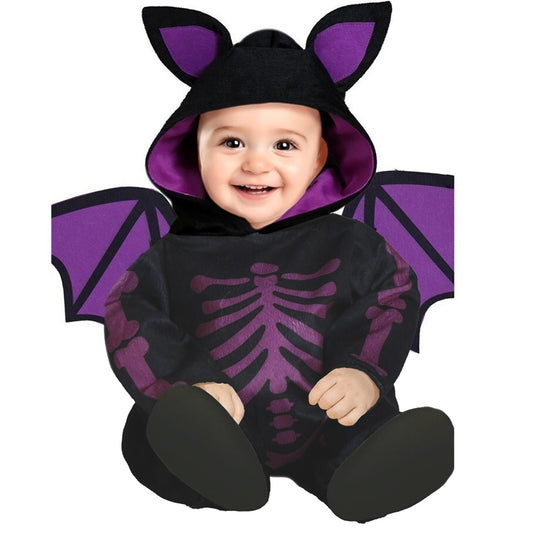 Baby Skeleton Bat Wings Costume