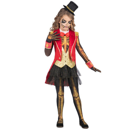 Girls Skeleton Ringmaster Costume