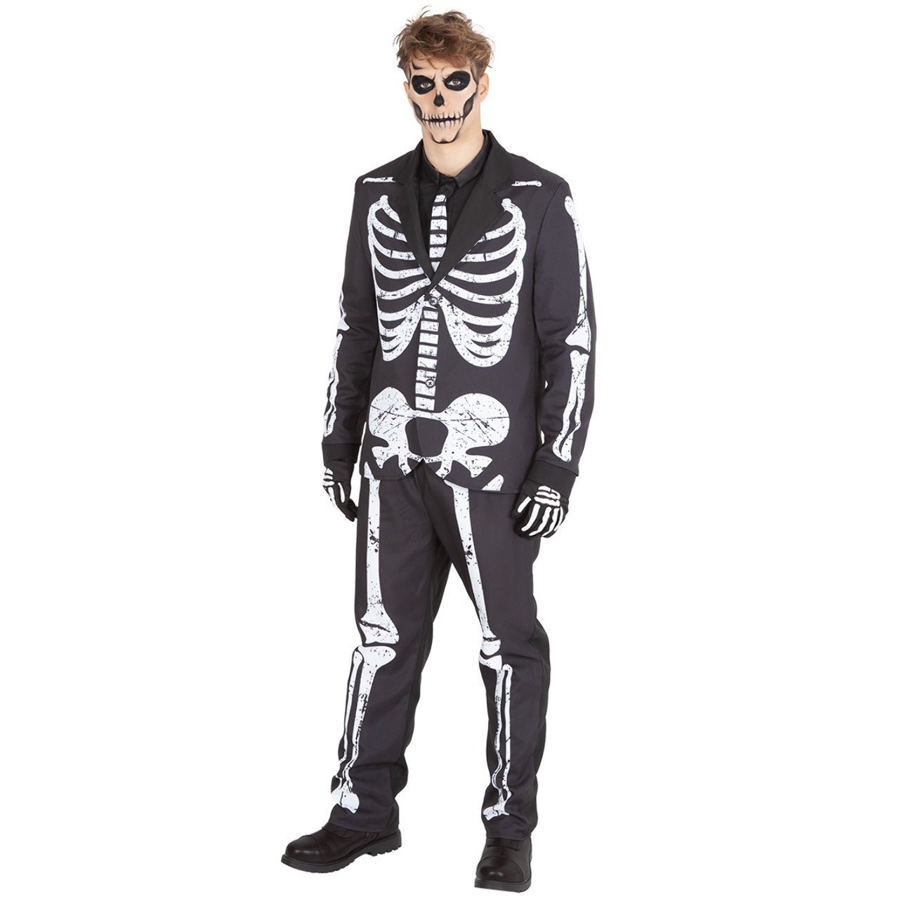 Mens Elegant Skeleton Costume