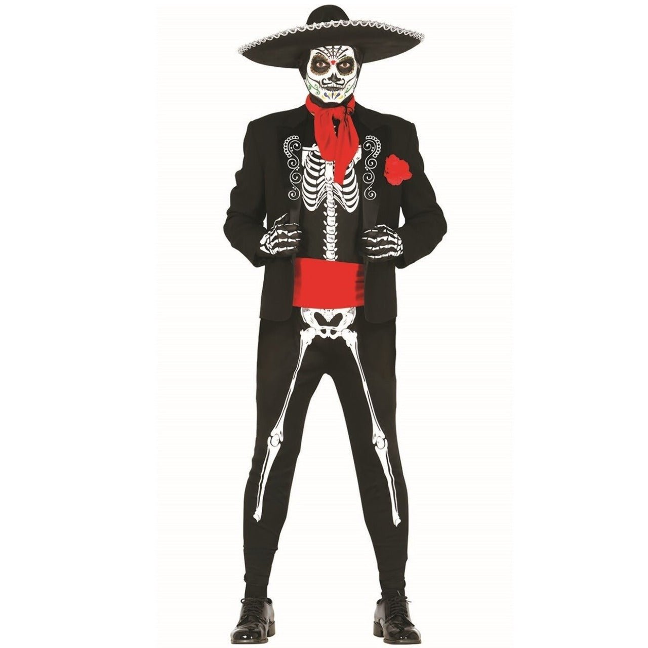 Mexican Skeleton Costume for Teenager