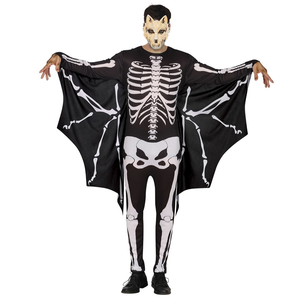 Mens Eco Bat Skeleton Costume