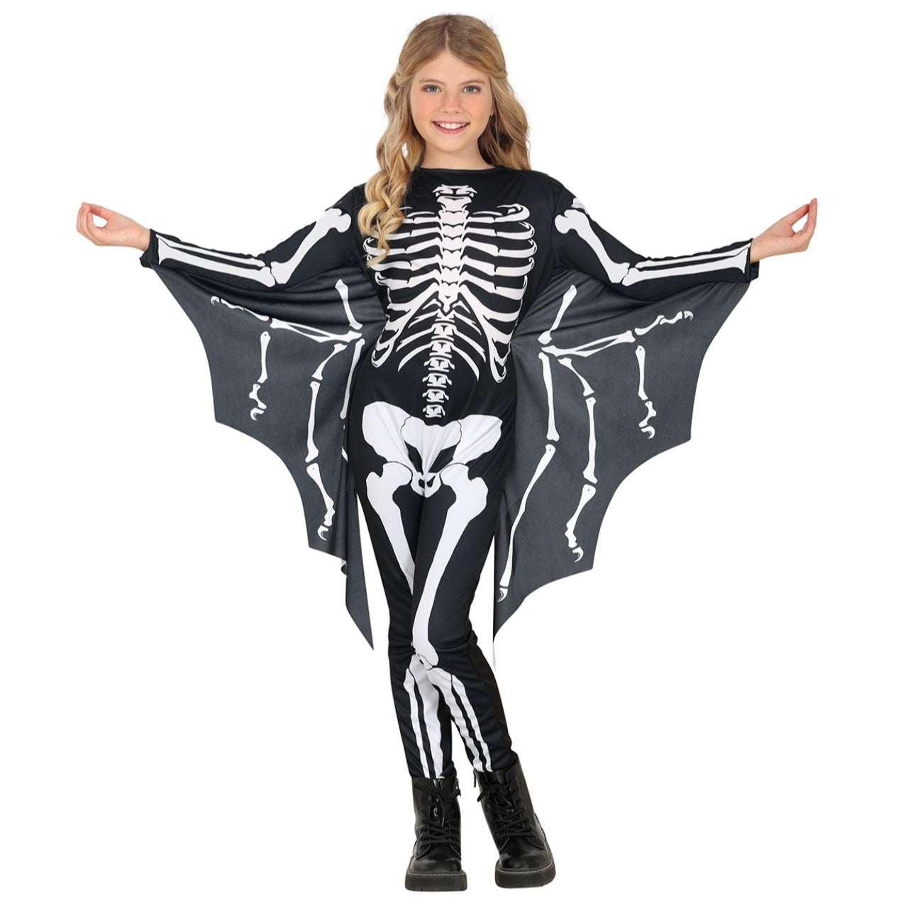 Kids Eco Bat Skeleton Costume