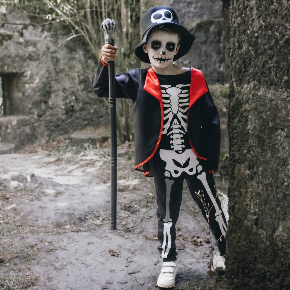 Boys Skeleton Tuxedo Costume