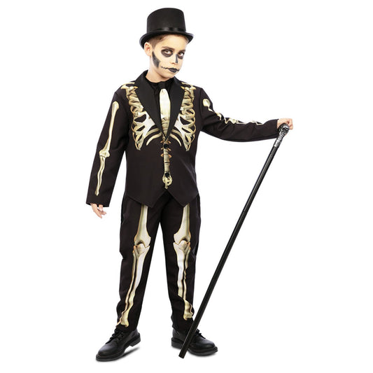 Boys Skeleton Suit Costume