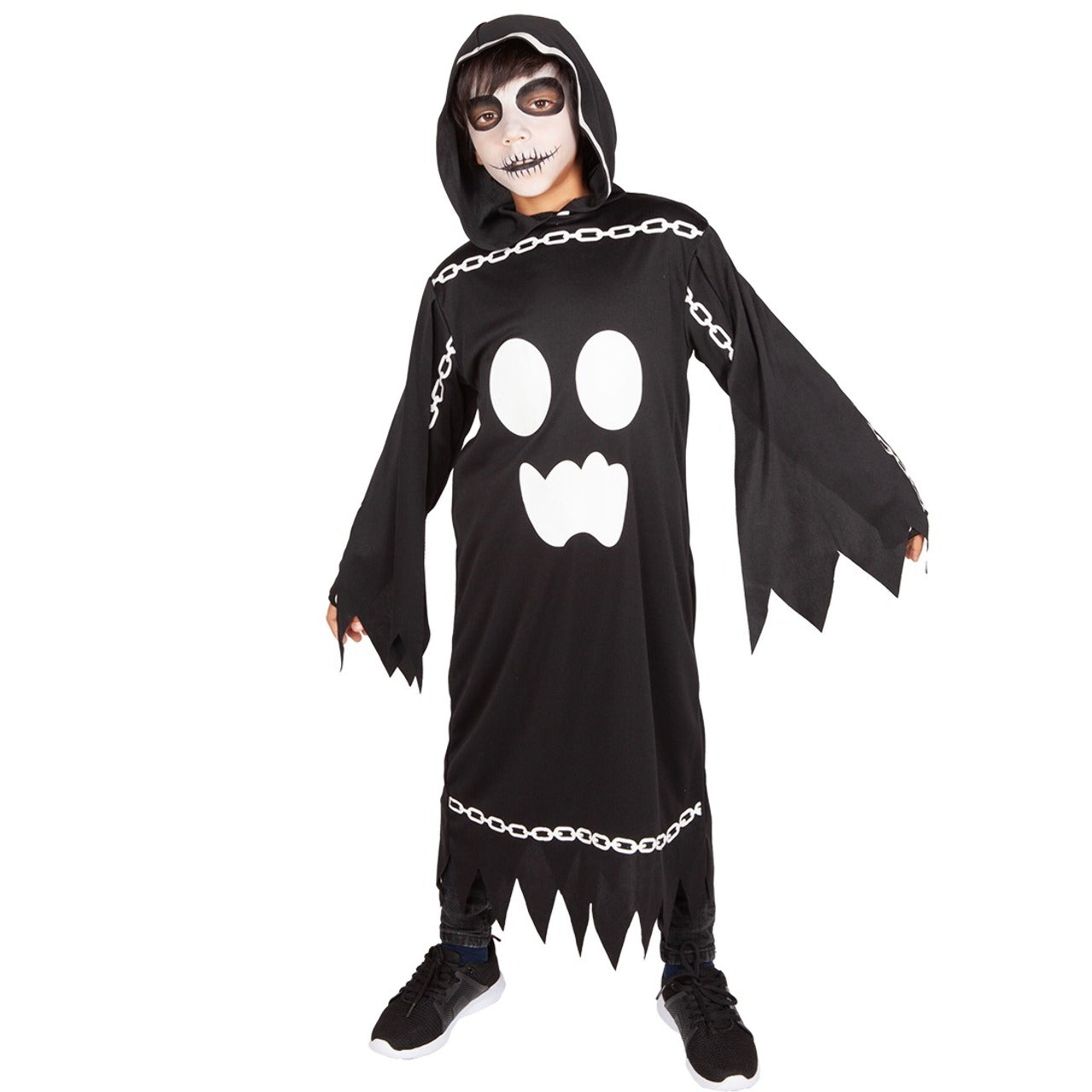Kids Glow Chained Ghost Costume