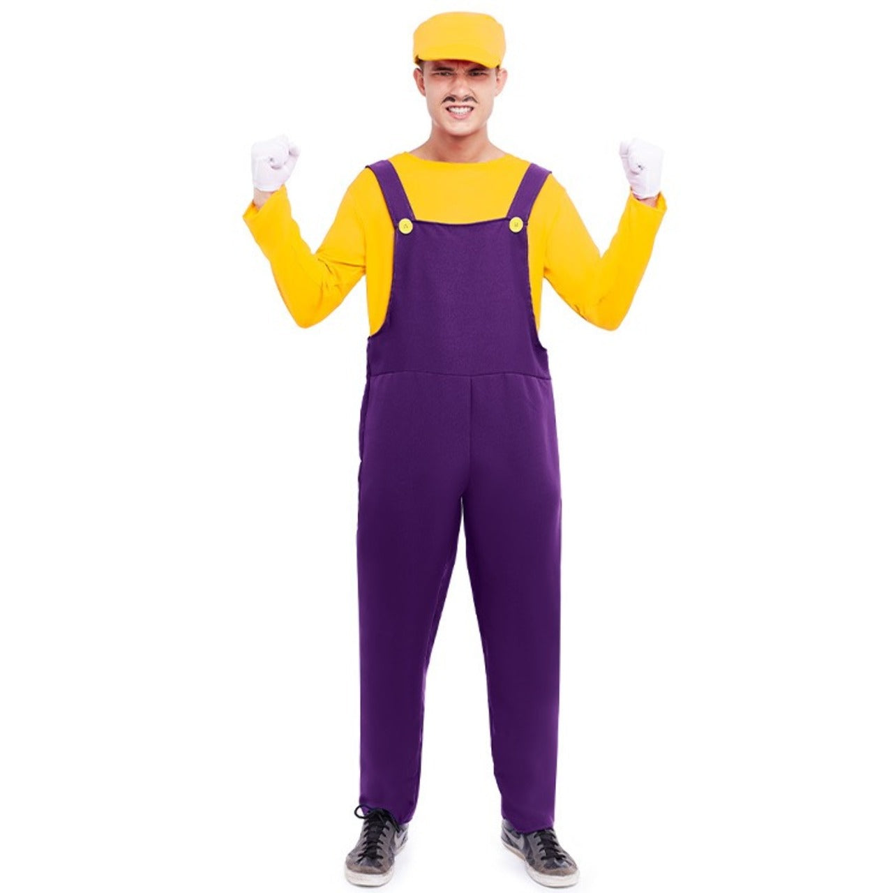 Adult Villain Plumber Wario Costume