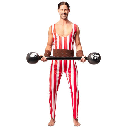 Adult Strongman Striped Costume