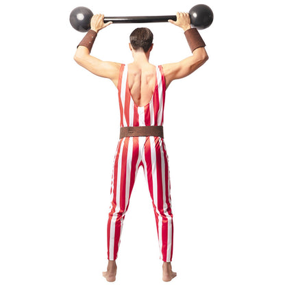 Adult Strongman Striped Costume