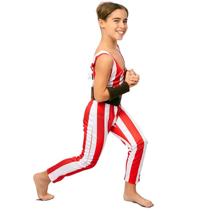 Kids Strongman Striped Costume