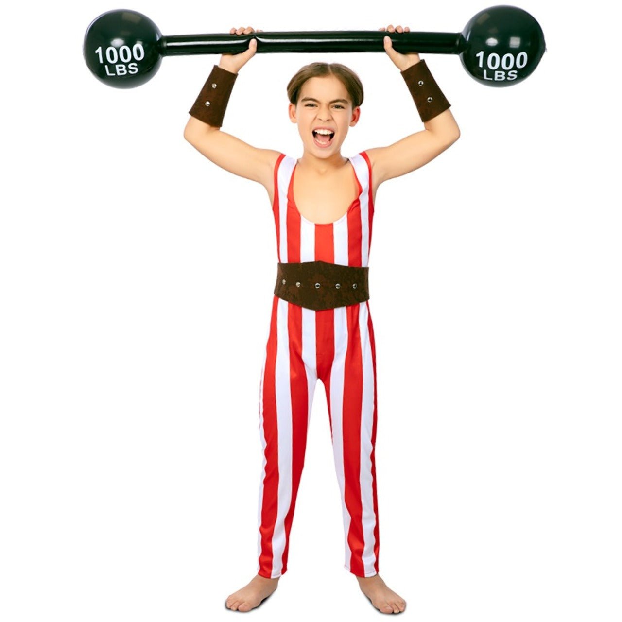 Kids Strongman Striped Costume