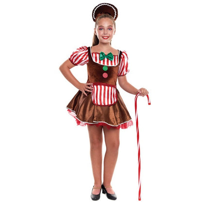 Girls Gingerbread Cookie Costume