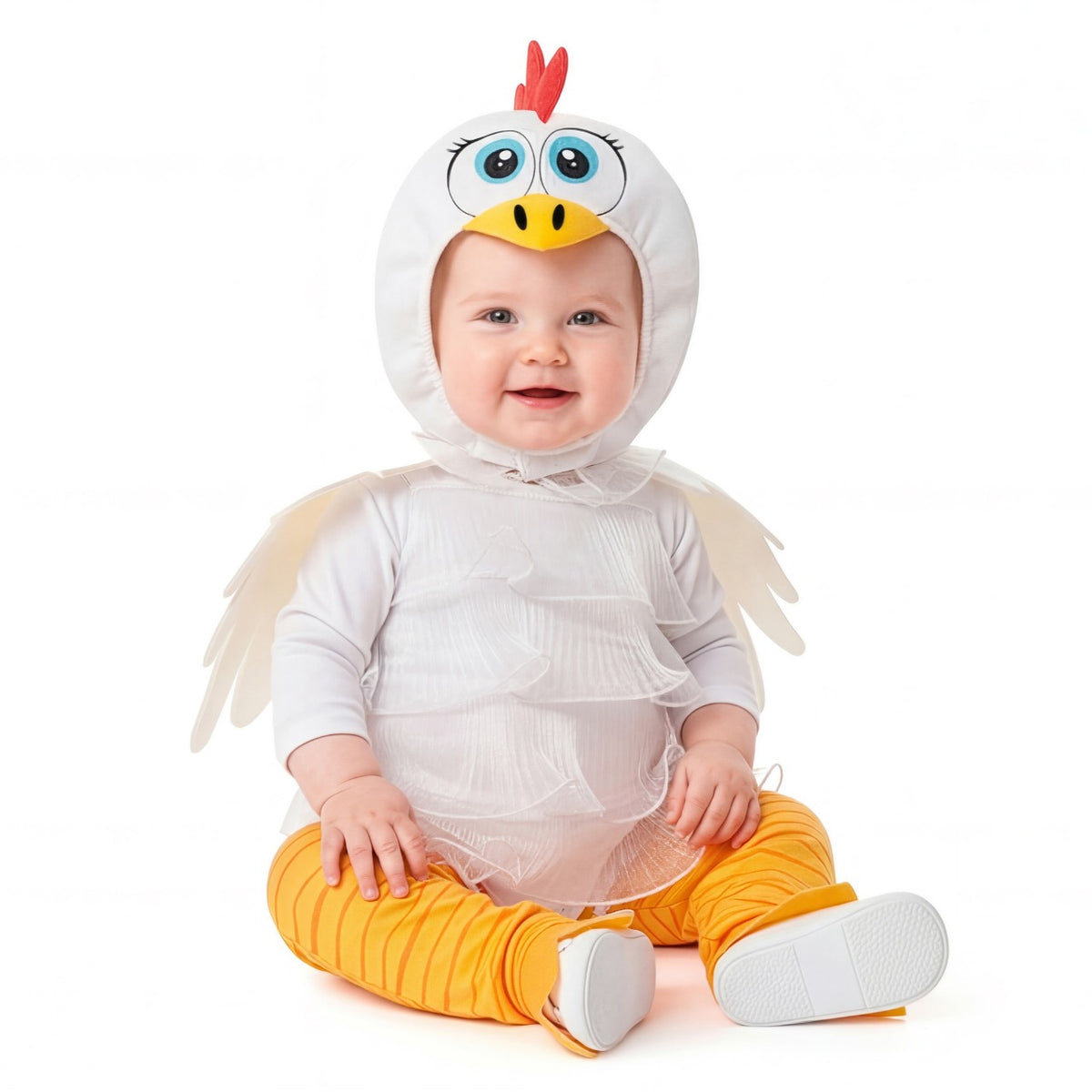 Baby White Hen Costume