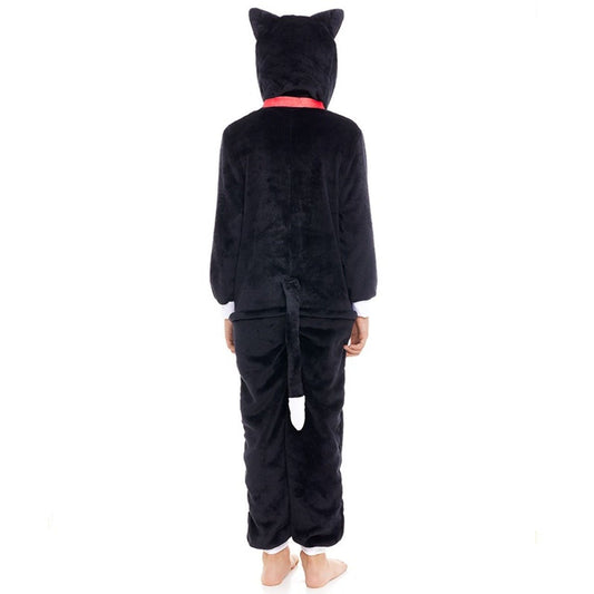 Kids Cat Hooded Costume