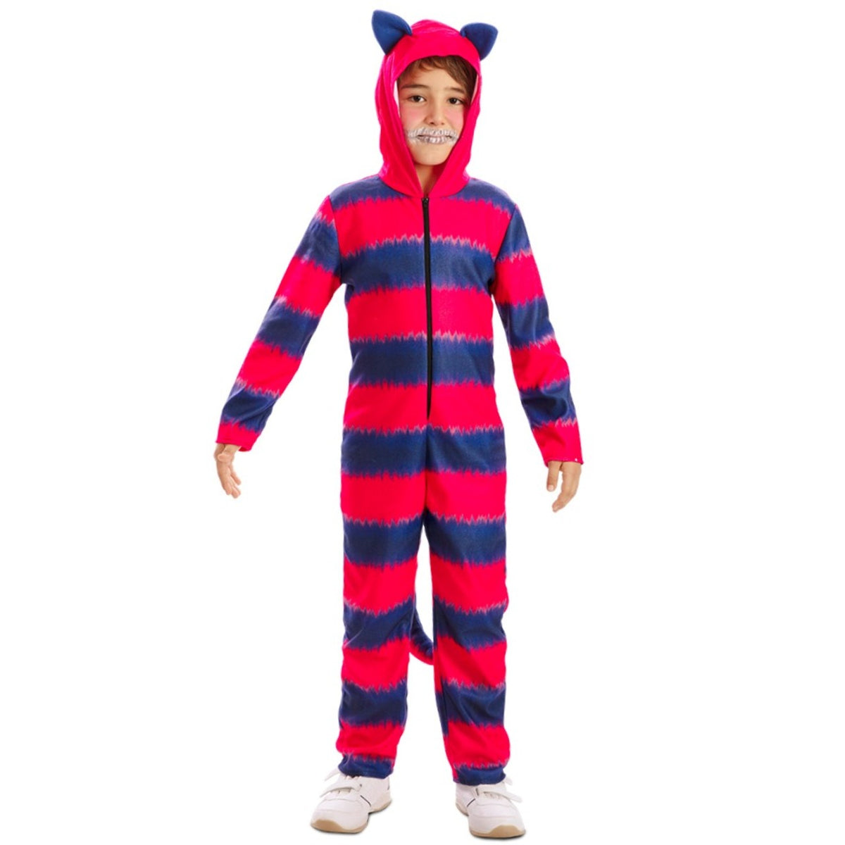 Kids Striped Cheshire Cat Costume