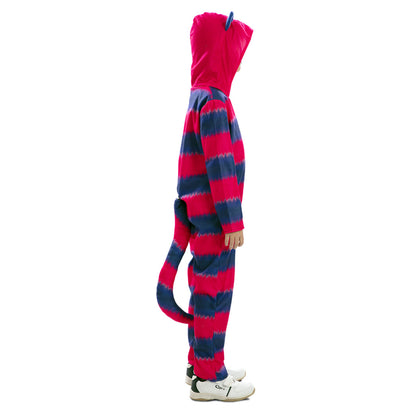 Kids Striped Cheshire Cat Costume