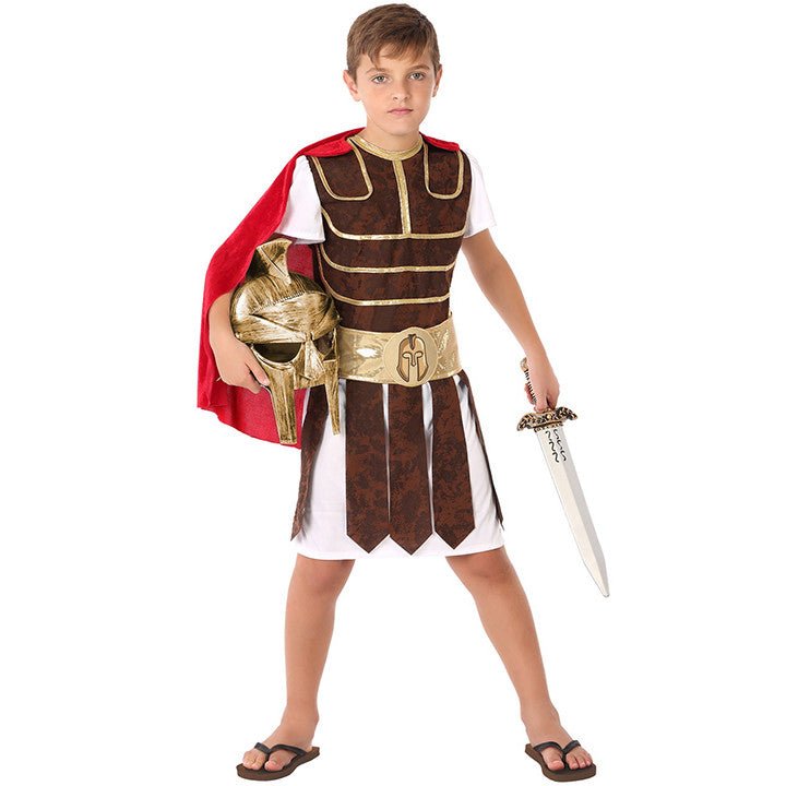 Boys Gladiator Costume with Cape