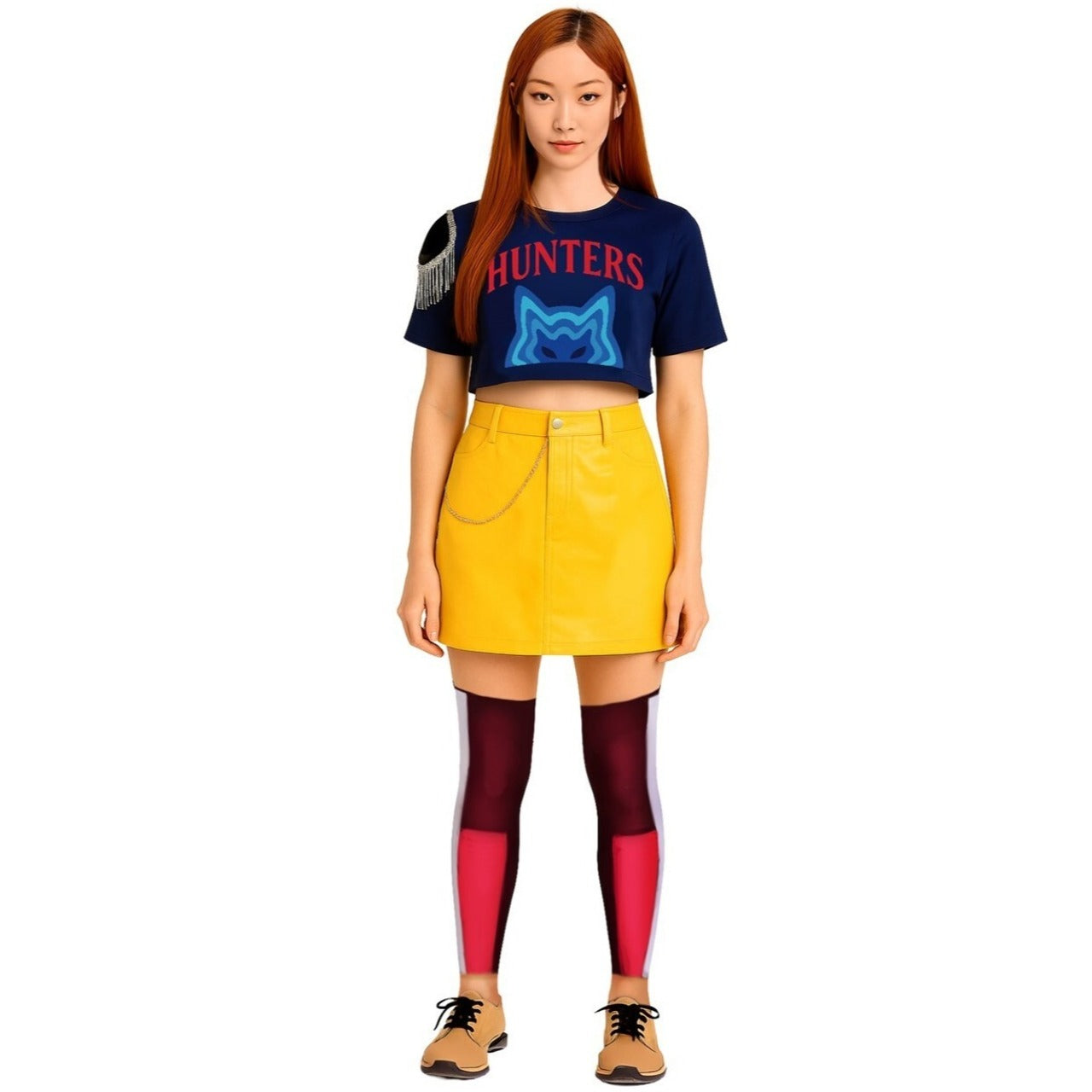 Womens Fuchsia K Pop Singer Costume