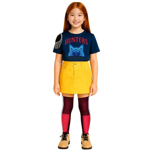 Girls Fuchsia K-Pop Singer Costume