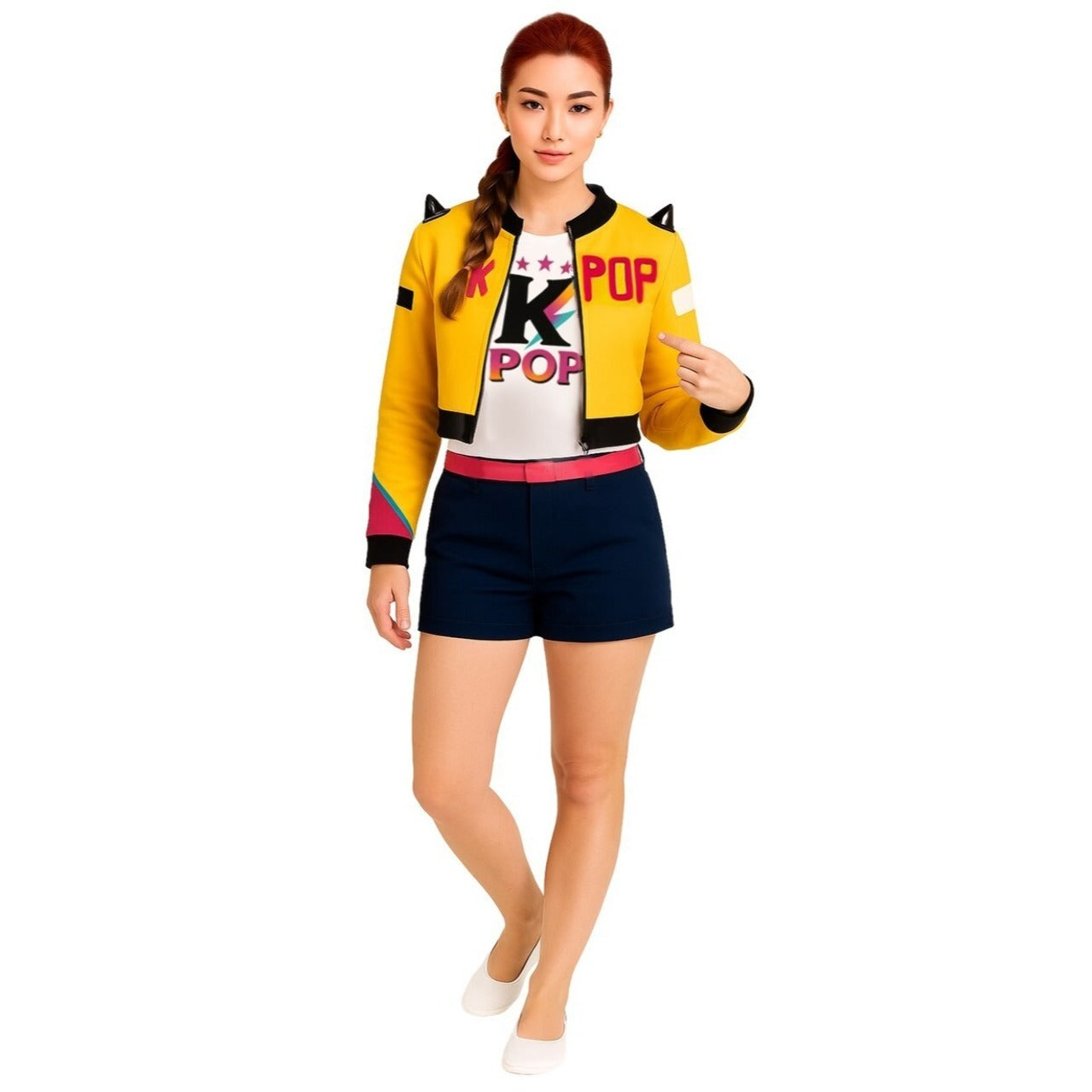 Womens Lilac K-Pop Singer Costume