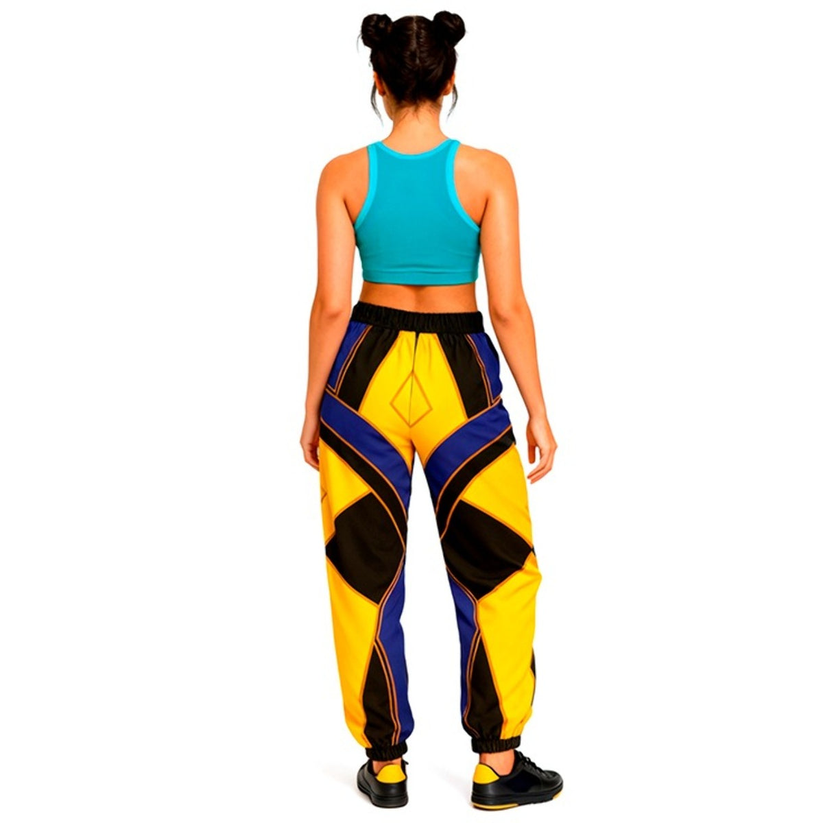 Womens Blue K-Pop Singer Costume