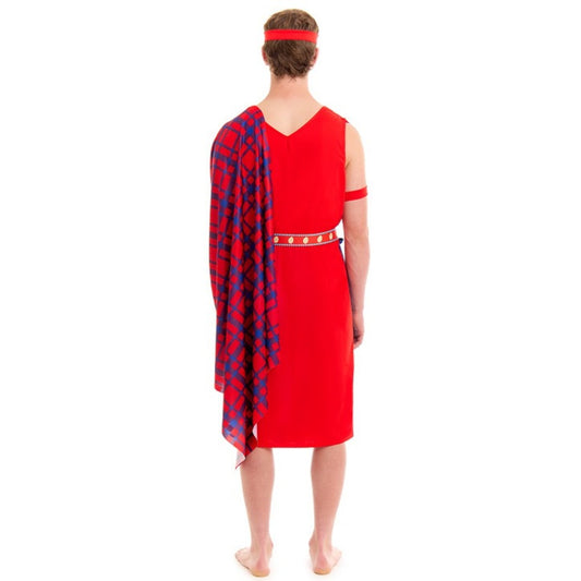 Mens Masai Tribe Warrior Costume