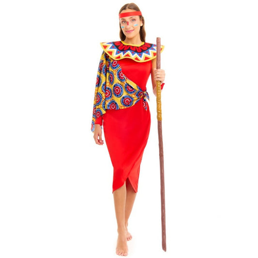 Womens Masai Tribe Warrior Costume