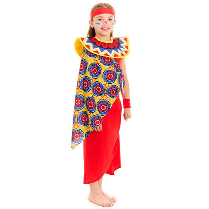 Girls Masai Tribe Warrior Costume