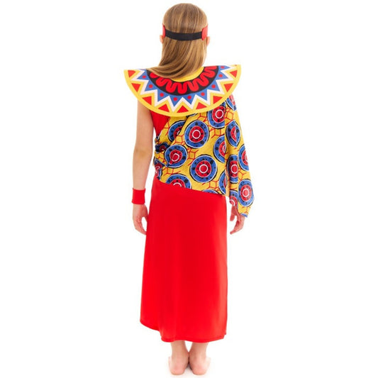Girls Masai Tribe Warrior Costume