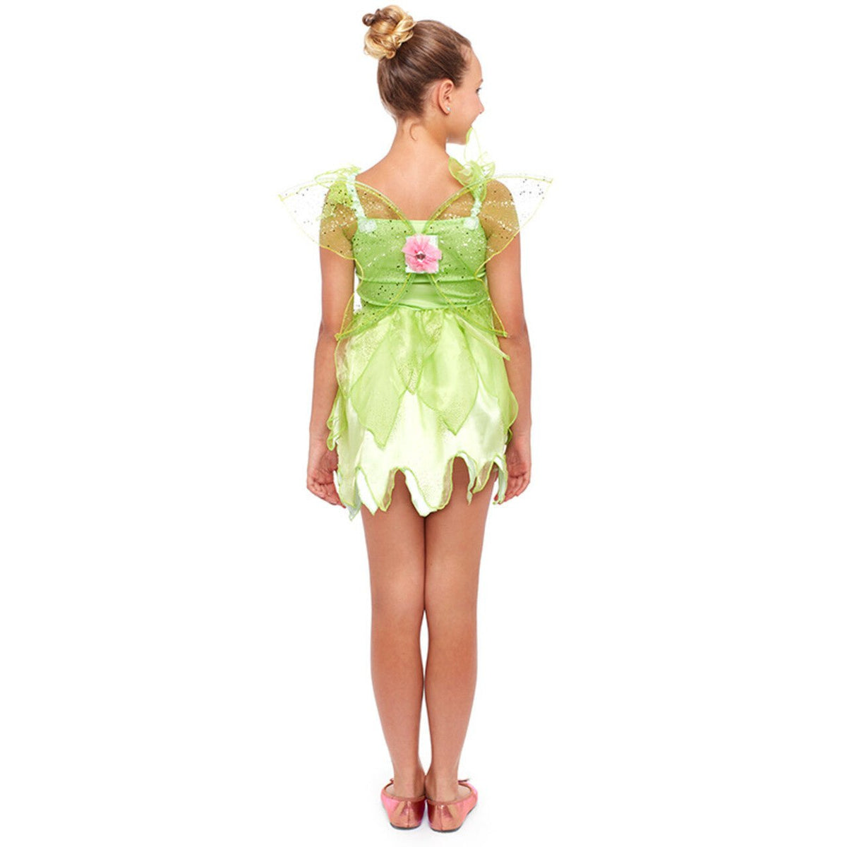 Girls Green Fairy Costume