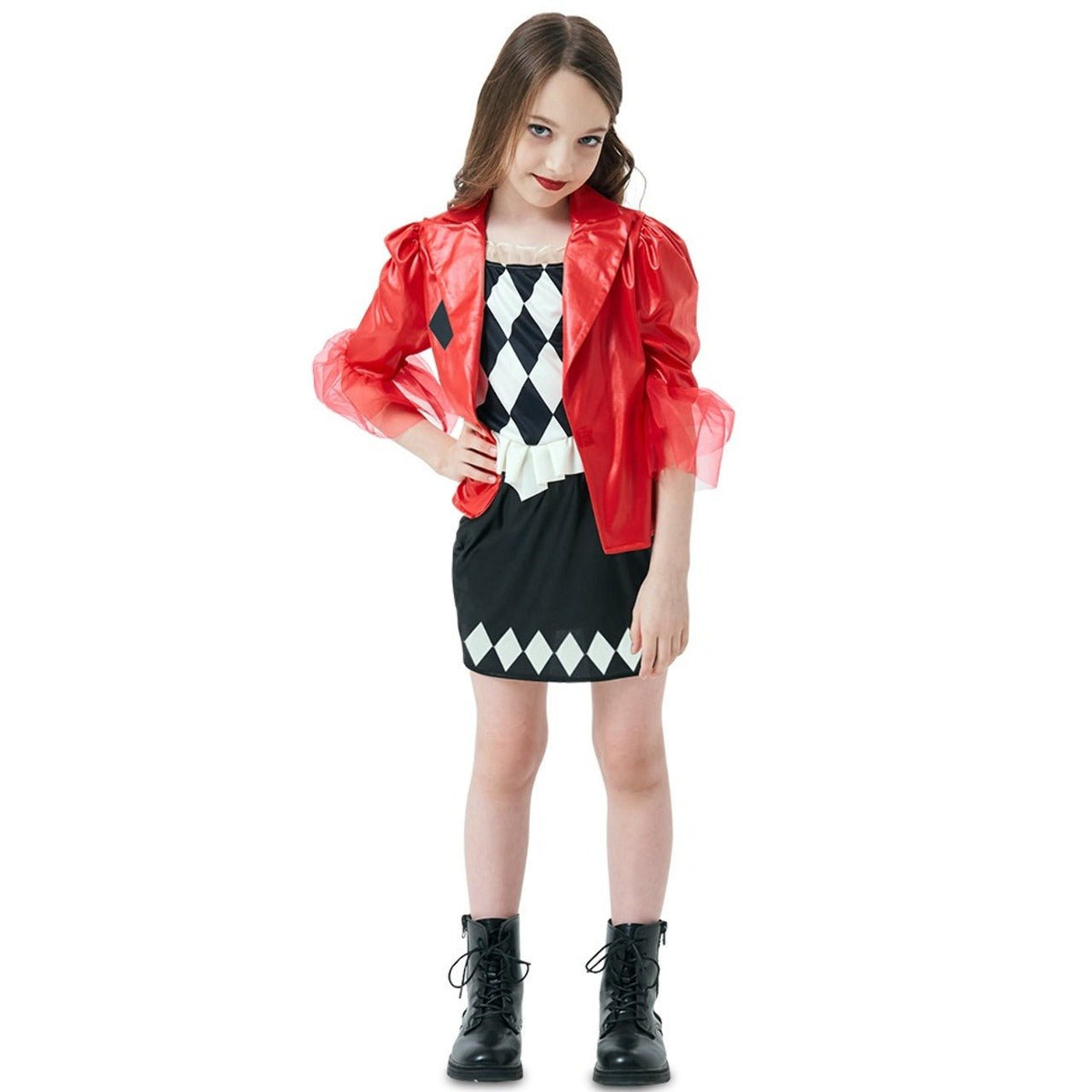 Girls Harley Joker Costume