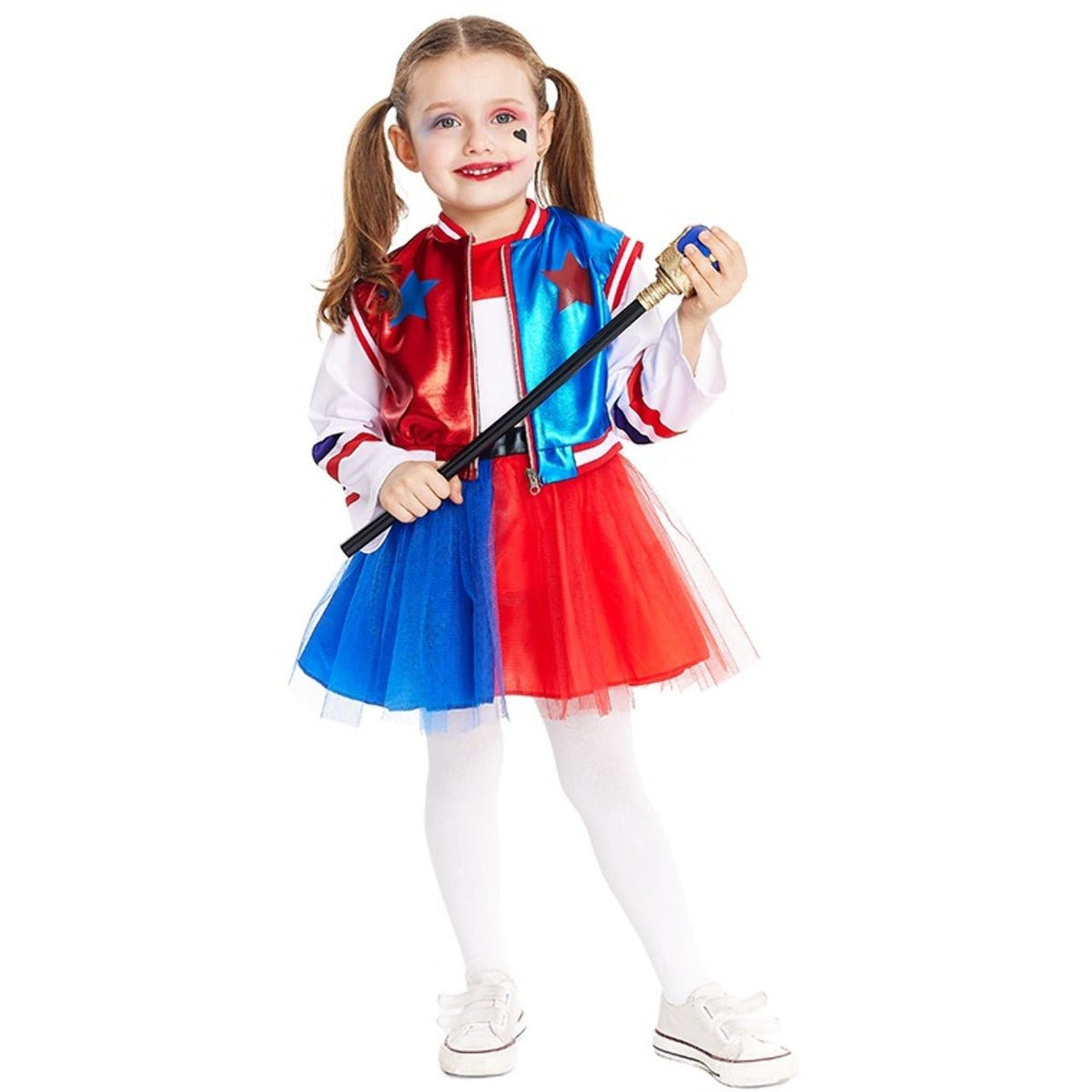 Girls Harley Villain Costume