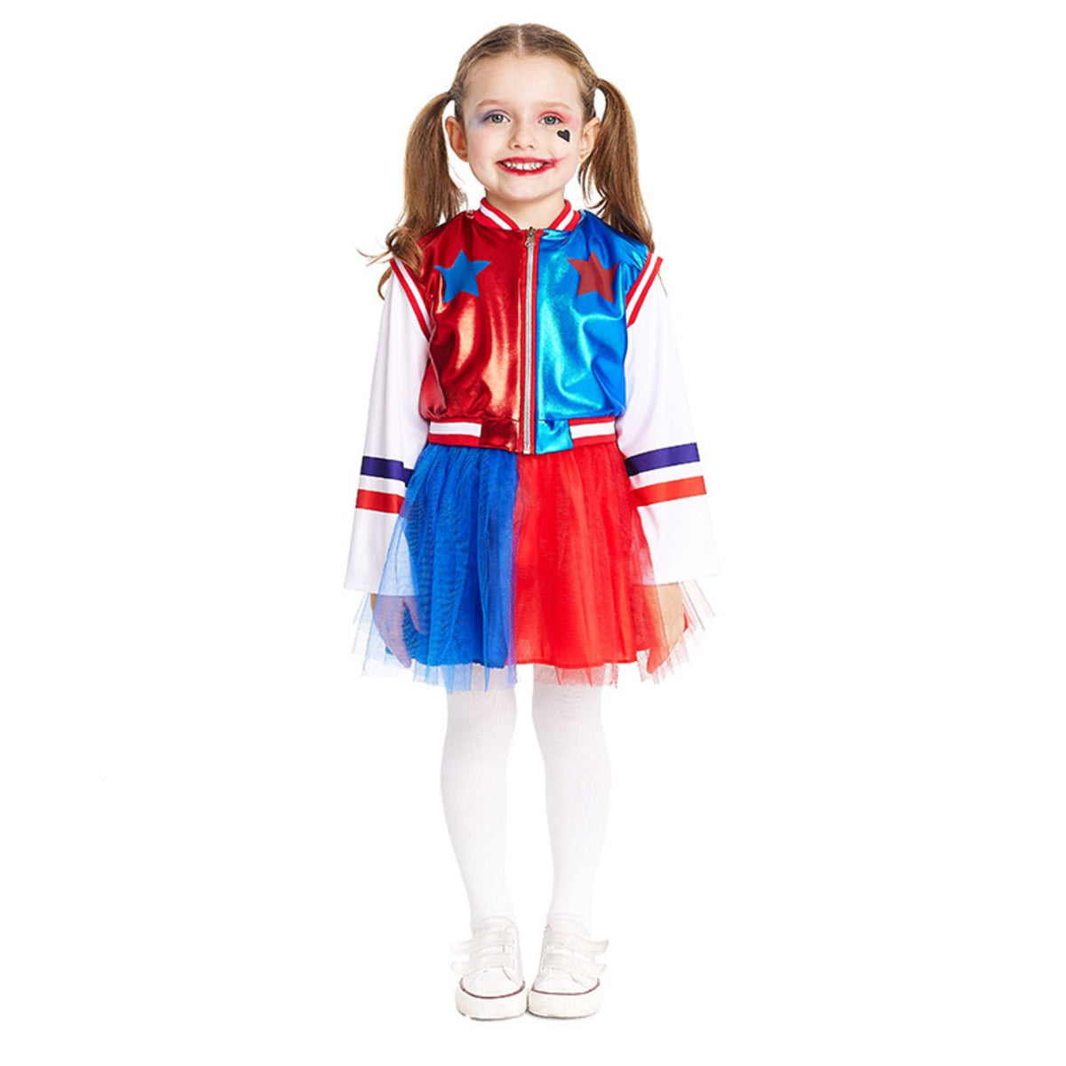 Girls Harley Villain Costume