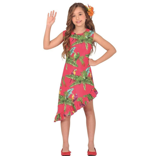 Girls Tropical Hawaii Costume