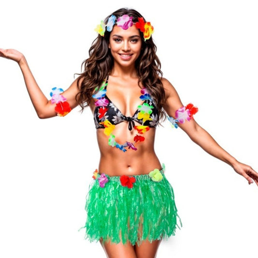 Womens Green Hawaiian Costume