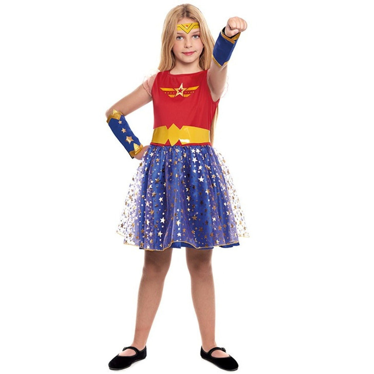 Girls Wonder Heroine Costume