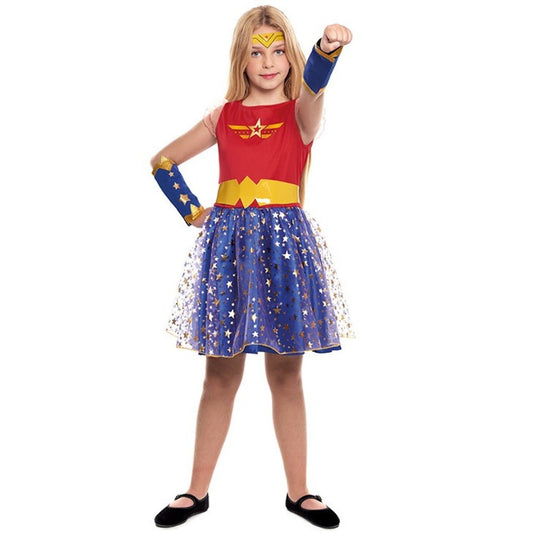 Girls Wonder Heroine Costume