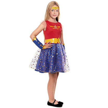 Girls Wonder Heroine Costume