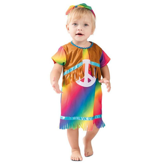 Baby Colourful Hippie Costume