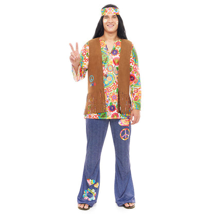 Mens Hippie Peace Costume