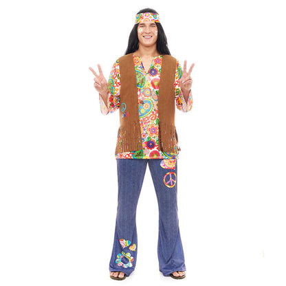Mens Hippie Peace Costume