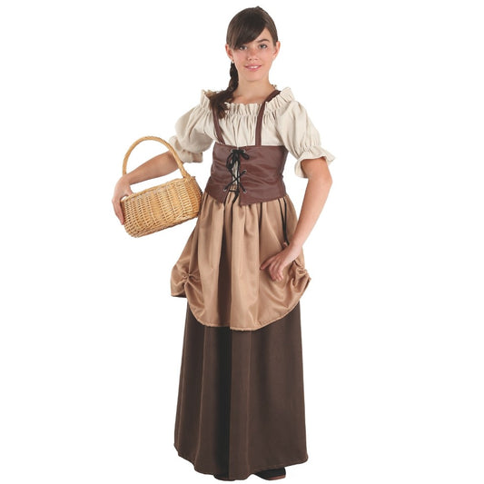 Girls Medieval Peasant Costume
